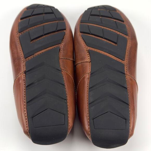 Steve Madden Men's Loafers JAYDEN Brown Leather Shoes Size 8M - Picture 7 of 9